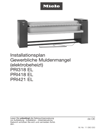 Miele PRI 318 Muldenmangel Benutzerhandbuch | Manualzz Miele PRI 318 Muldenmangel Benutzerhandbuch | Manualzz