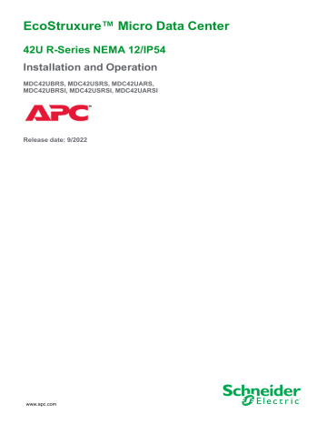 Schneider Electric EcoStruxure Micro Data Center 42U R-Series NEMA 12/IP54 User Guide | Manualzz Schneider Electric EcoStruxure Micro Data Center 42U R-Series NEMA 12/IP54 User Guide | Manualzz