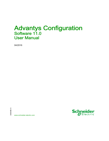 Schneider Electric Advantys User Manual | Manualzz Schneider Electric Advantys User Manual | Manualzz
