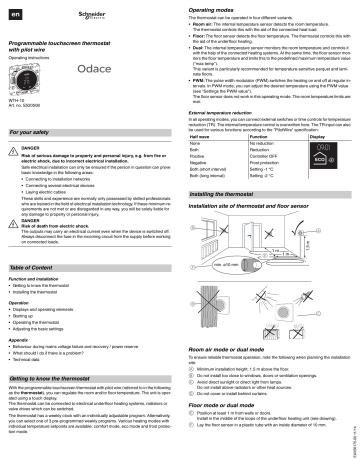 Schneider Electric Odace User Guide | Manualzz Schneider Electric Odace User Guide | Manualzz