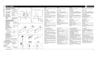 Schneider Electric XULF04631 Photo-electric sensor, reflex type Benutzerhandbuch | Manualzz Schneider Electric XULF04631 Photo-electric sensor, reflex type Benutzerhandbuch | Manualzz