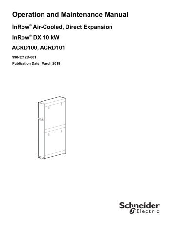 Schneider Electric InRow DX 10 kW Air Cooled User Guide | Manualzz Schneider Electric InRow DX 10 kW Air Cooled User Guide | Manualzz