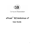 Computer Associates eTrust EZ Antivirus v7 User Manual