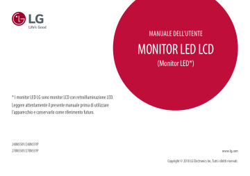 LG 24BN550Y-B Manuale utente | Manualzz LG 24BN550Y-B Manuale utente | Manualzz