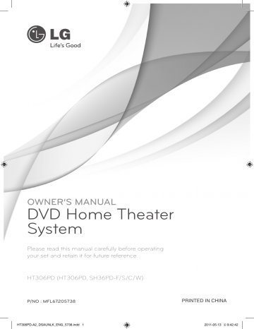 LG HT306PD Owner’s Manual | Manualzz LG HT306PD Owner’s Manual | Manualzz