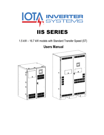 Iota Iis Single Phase Central Inverters Kva Kva Installation