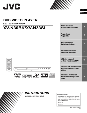 JVC XV-N33SLE User Guide Manual Operating Instruction Pdf | Manualzz JVC XV-N33SLE User Guide Manual Operating Instruction Pdf | Manualzz