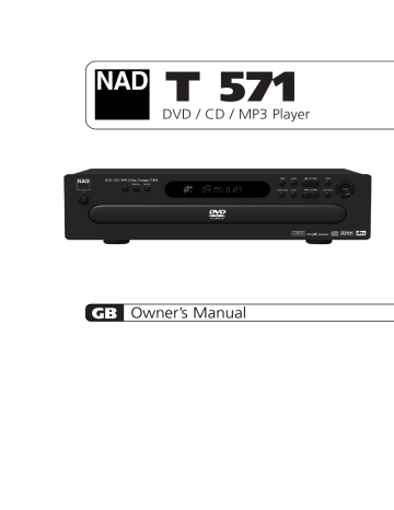 NAD T571 User Guide Manual Operating Instruction Pdf | Manualzz NAD T571 User Guide Manual Operating Instruction Pdf | Manualzz