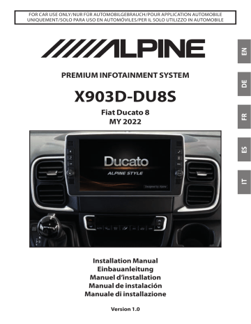 Alpine X D Du S Installation Manual Manualzz