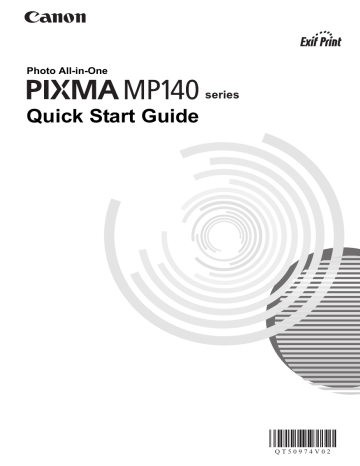 Canon PIXMA MP140 User Guide | Manualzz