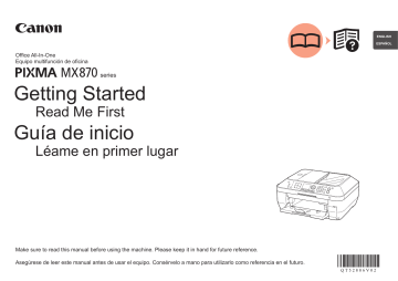 Canon PIXMA MX870 User Guide | Manualzz Canon PIXMA MX870 User Guide | Manualzz