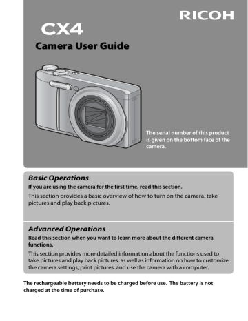 Ricoh CX4 Camera User Guide | Manualzz Ricoh CX4 Camera User Guide | Manualzz