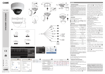 CAME XTNC50MV, XTNC40MV1 Installation manual | Manualzz CAME XTNC50MV, XTNC40MV1 Installation manual | Manualzz