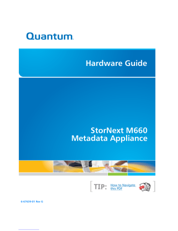 Quantum StorNext M660 Hardware Manual | Manualzz Quantum StorNext M660 Hardware Manual | Manualzz