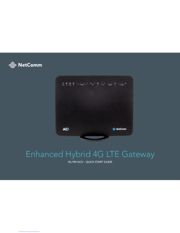 NetComm NL1901ACV Quick Start Manual | Manualzz NetComm NL1901ACV Quick Start Manual | Manualzz