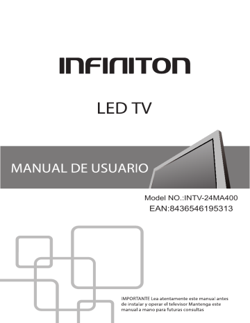 Infiniton INTV-24MA400 TELEVISOR ANDROID Owner's Manual | Manualzz Infiniton INTV-24MA400 TELEVISOR ANDROID Owner's Manual | Manualzz
