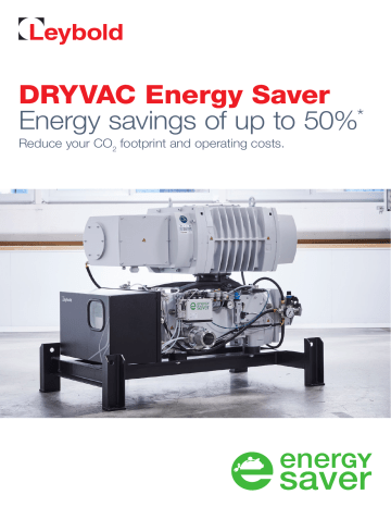 Leybold Saver Dryvac Dv Dry Compressing Vacuum Pump Owner