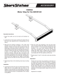 ShoreStation HA0032 Motorstop amendment Assembly instructions