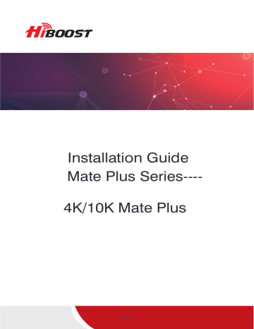 HiBOOST 4K Mate Plus Cell Phone Booster Installation Guide | Manualzz HiBOOST 4K Mate Plus Cell Phone Booster Installation Guide | Manualzz