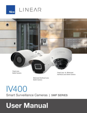 LINEAR 5MP Series Smart Surveillance Cameras User Manual | Manualzz LINEAR 5MP Series Smart Surveillance Cameras User Manual | Manualzz