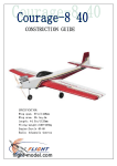 Flight Model F0601 COURAGE-8 40 Owner Manual