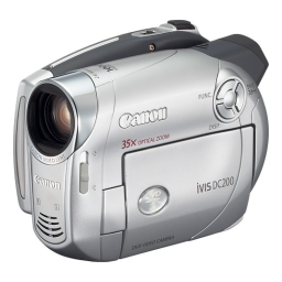 Canon DVD camcorder DC50, DC51, DC220 Instruction Manual | Manualzz