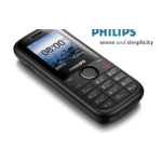 Philips E120 Black Руководство пользователя