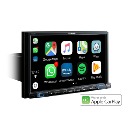 Bediening USB-flashstation (optioneel). Alpine X X802D-U, INE-W710D, i902D, X902D-DU, X902D, ILX-702D, INE-W710DC | Manualzz