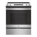 GE JS645ELES Smooth Surface 4 Elements 5.3-cu ft Self-Cleaning Slide-in Electric Ran Owner's Manual