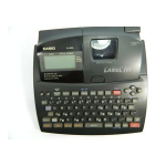 Casio Label Maker KL-8100 User manual
