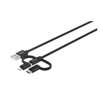 Philips DLC5204T/00 3-in-1 cable:Lightning, USB-C, Micro USB Product datasheet