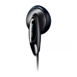 Philips SHE1350/00 Earbud headphones Product Datasheet