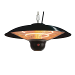 EnerG+ HEA-21522Silver 1500-Watt Infrared Electric Outdoor Hanging Heater Instructions
