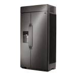 LG STUDIO 42 in. W 25.6 cu. ft. Built-in Side by Side Smart Refrigerator User guide