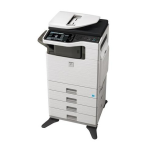 Sharp MXC381 Digital Copier / Printer Setup guide