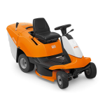 STIHL RT 4082 Manoeuvrable ride-on mower for garden Instruction manual