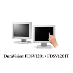 Eizo DuraVision FDSV1201T User manual