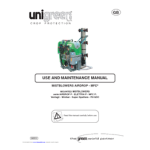 Unigreen RV-GDC Use and Maintenance Manual