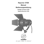 Sachtler Reporter 270DI manual