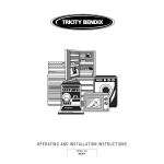 Tricity Bendix SIE 532 Operating and Installation Instructions