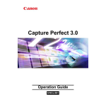 Canon Capture Perfect 3.0 Operating Manual