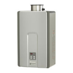 Rinnai RGB-25U-MSAL-C Tankless Gas Steel Water Heater Recess Box Dimensions Guide
