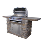 Cal Flame PV 6016-AG 6 ft. Stucco Grill Island Use and Care Guide