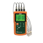 Extech Instruments VB500 4-Channel Vibration Meter/Datalogger Datasheet