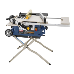 RYOBI BTS21 Table Saw Operator's Manual | Manualzz