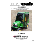 CozyCab A-11271 Mounting instructions
