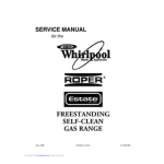 Whirlpool SF395PEW Use &amp; care guide