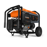 Generac GP6500 G0076903 Portable Generator Quick Start Guide
