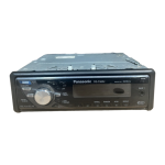 Panasonic CQ-C500U Car Stereo System Operating instructions