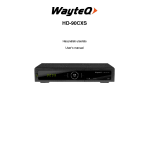 WayteQ HD-90 User's Manual